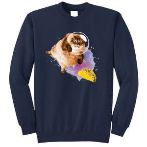 Taco Cat Funny Taco Cat In Space Taco Cat Tall Sweatshirt