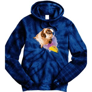 Taco Cat Funny Taco Cat In Space Taco Cat Tie Dye Hoodie