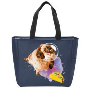 Taco Cat Funny Taco Cat In Space Taco Cat Zip Tote Bag