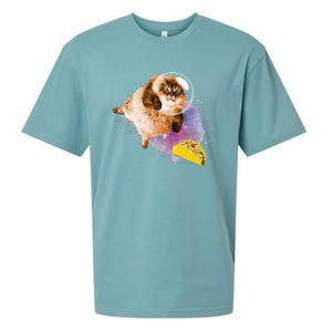 Taco Cat Funny Taco Cat In Space Taco Cat Sueded Cloud Jersey T-Shirt