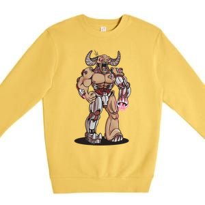 Tyrant Cyberdemon Fanart Premium Crewneck Sweatshirt