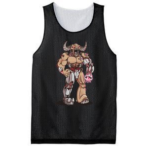 Tyrant Cyberdemon Fanart Mesh Reversible Basketball Jersey Tank