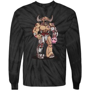 Tyrant Cyberdemon Fanart Tie-Dye Long Sleeve Shirt