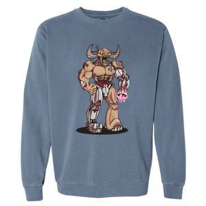 Tyrant Cyberdemon Fanart Garment-Dyed Sweatshirt