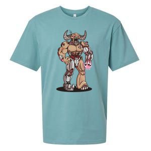 Tyrant Cyberdemon Fanart Sueded Cloud Jersey T-Shirt