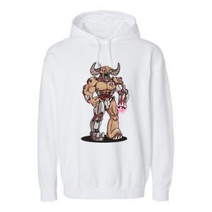 Tyrant Cyberdemon Fanart Garment-Dyed Fleece Hoodie