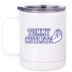 Tommy Cutlets Football 12 oz Stainless Steel Tumbler Cup