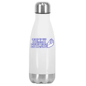 Tommy Cutlets Football Stainless Steel Insulated Water Bottle