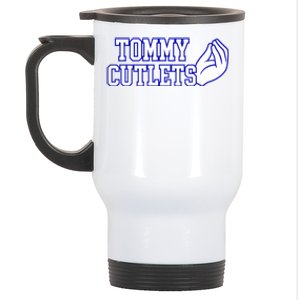 Tommy Cutlets Football Stainless Steel Travel Mug