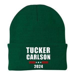 Tucker Carlson For President 2024 Knit Cap Winter Beanie