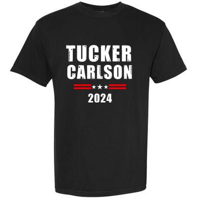 Tucker Carlson For President 2024 Garment-Dyed Heavyweight T-Shirt