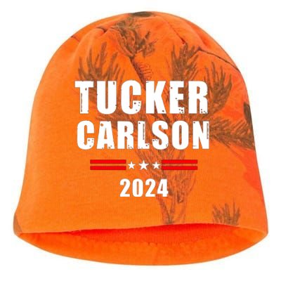 Tucker Carlson For President 2024 Kati - Camo Knit Beanie