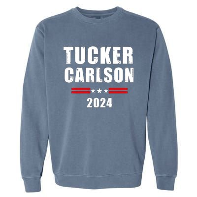 Tucker Carlson For President 2024 Garment-Dyed Sweatshirt