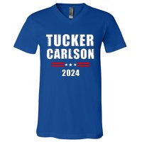 Tucker Carlson For President 2024 V-Neck T-Shirt