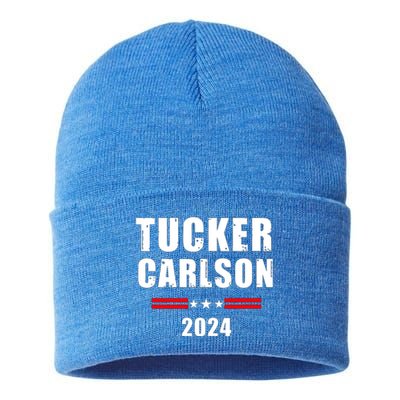 Tucker Carlson For President 2024 Sustainable Knit Beanie