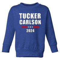 Tucker Carlson For President 2024 Toddler Sweatshirt