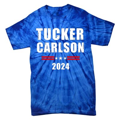 Tucker Carlson For President 2024 Tie-Dye T-Shirt