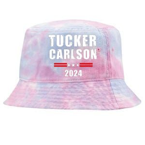 Tucker Carlson For President 2024 Tie-Dyed Bucket Hat