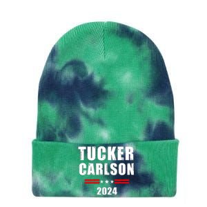 Tucker Carlson For President 2024 Tie Dye 12in Knit Beanie