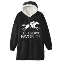 The Crowd Favorite Horse Racing Kentucky Hooded Wearable Blanket