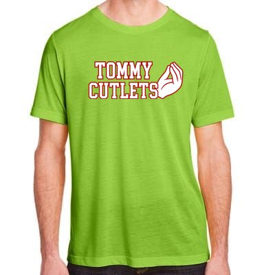 Tommy Cutlets Football Quarterback Ny Italian Hand Gesture Adult ChromaSoft Performance T-Shirt