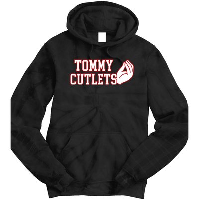 Tommy Cutlets Football Quarterback Ny Italian Hand Gesture Tie Dye Hoodie