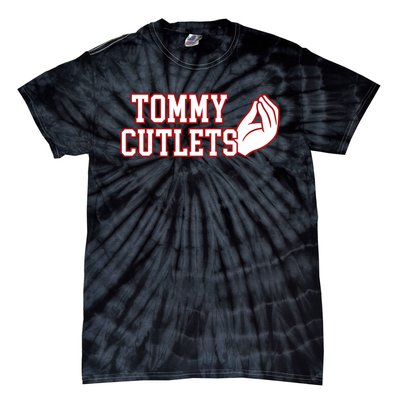 Tommy Cutlets Football Quarterback Ny Italian Hand Gesture Tie-Dye T-Shirt