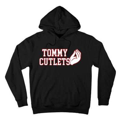 Tommy Cutlets Football Quarterback Ny Italian Hand Gesture Tall Hoodie