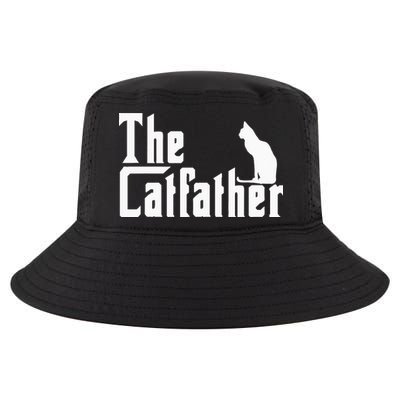 The Catfather Funny Cat Dad Father Lover Cool Comfort Performance Bucket Hat