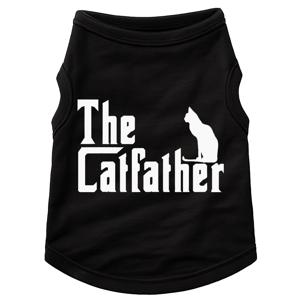 The Catfather Funny Cat Dad Father Lover Doggie Tank