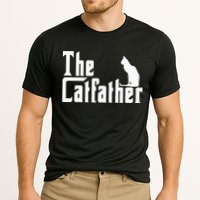 The Catfather Funny Cat Dad Father Lover Cooling Performance Crew T-Shirt