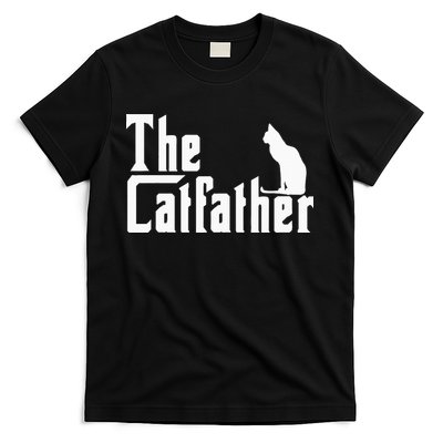 The Catfather Funny Cat Dad Father Lover T-Shirt