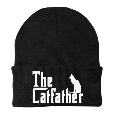 The Catfather Funny Cat Dad Father Lover Beanie