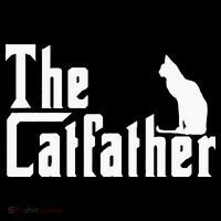 The Catfather Funny Cat Dad Father Lover 16 in Basic Backpack