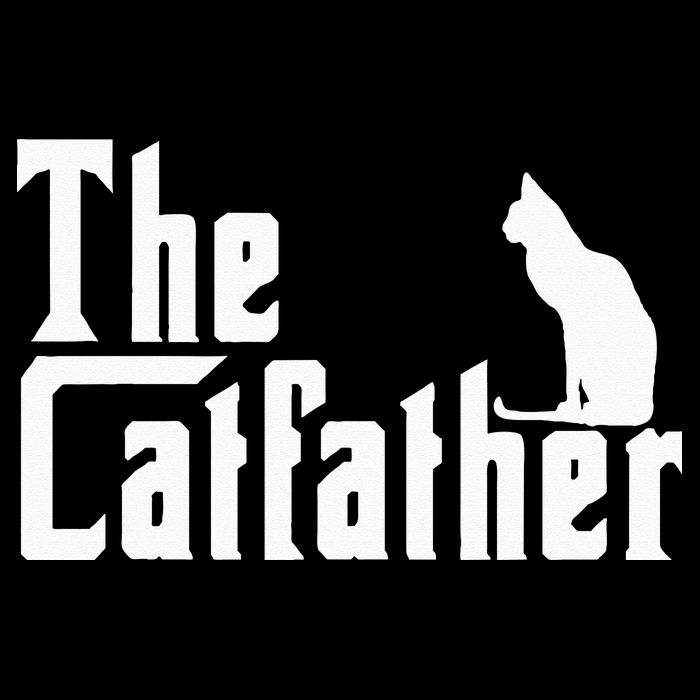 The Catfather Funny Cat Dad Father Lover Youth Performance Sprint T-Shirt