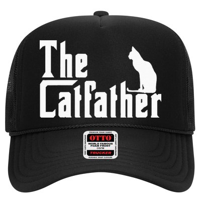 The Catfather Funny Cat Dad Father Lover Trucker Hat