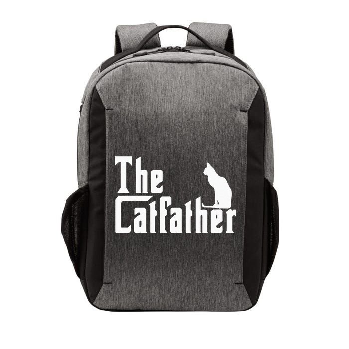The Catfather Funny Cat Dad Father Lover Vector Backpack