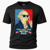 Too Cool For British Rule George Washington 4th of July Performance Shirt