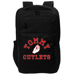 Tommy Cutlets Football Quarterback Ny Italian Hand Gesture Impact Tech Backpack