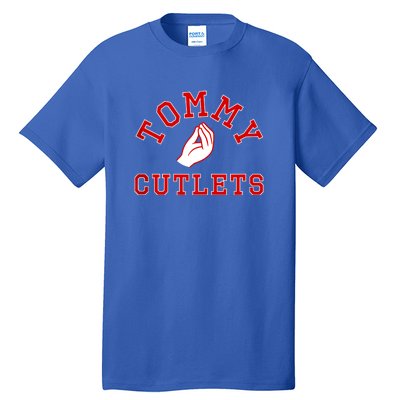 Tommy Cutlets Football Quarterback Ny Italian Hand Gesture Tall T-Shirt