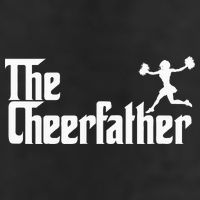 The Cheer Father Funny Cheerleader Father Dad Gift 7 Panel Mesh Trucker Snapback Hat