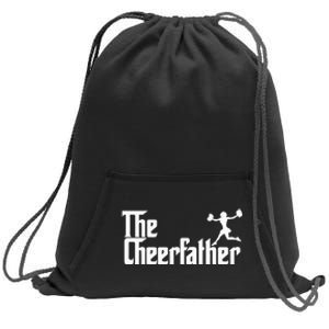 The Cheer Father Funny Cheerleader Father Dad Gift Sweatshirt Cinch Pack Bag