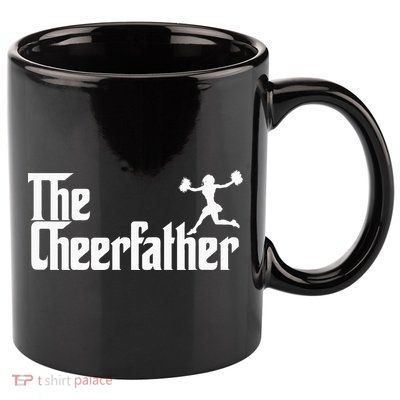 The Cheer Father Funny Cheerleader Father Dad Gift 11oz C Handle Ceramic Mug