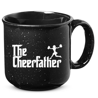 The Cheer Father Funny Cheerleader Father Dad Gift 15oz Campfire Ceramic Mug