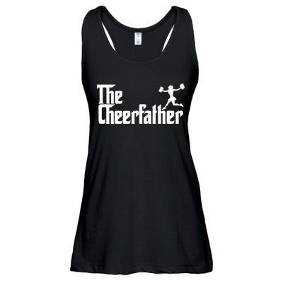 The Cheer Father Funny Cheerleader Father Dad Gift Ladies Essential Flowy Tank