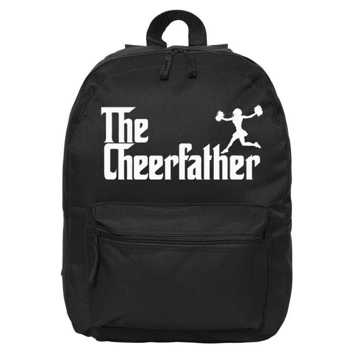 The Cheer Father Funny Cheerleader Father Dad Gift 16 in Basic Backpack