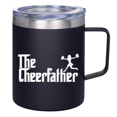 The Cheer Father Funny Cheerleader Father Dad Gift 12oz Stainless Steel Coffee Mug