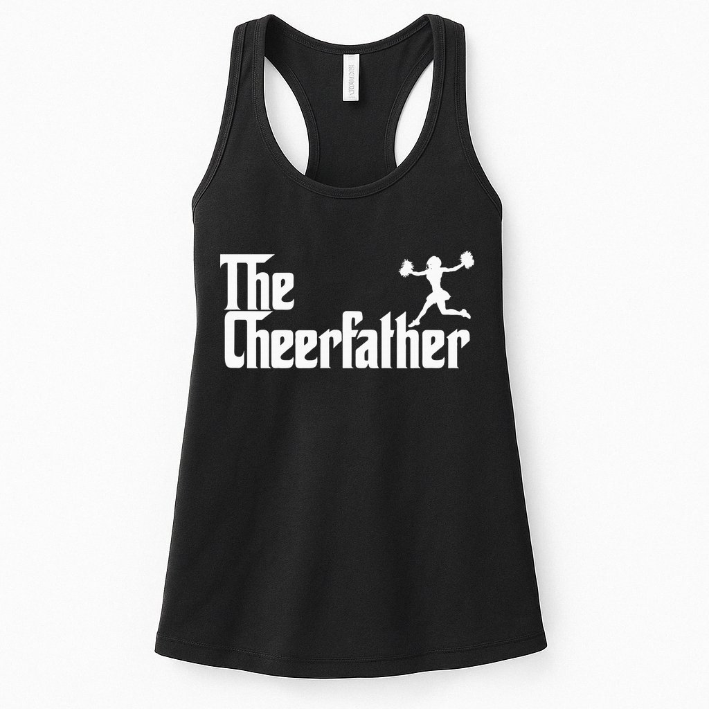 The Cheer Father Funny Cheerleader Father Dad Gift Womens Tank Top