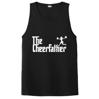 The Cheer Father Funny Cheerleader Father Dad Gift PosiCharge Competitor Tank
