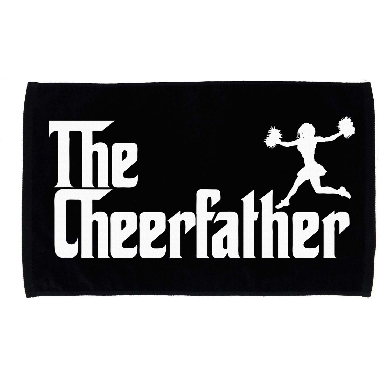 The Cheer Father Funny Cheerleader Father Dad Gift Microfiber Hand Towel